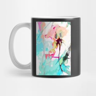 Abstract Pale Rose Soft Colors Design by Ginette Mug